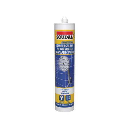 Silicon Sanitar Gri Soudal 280 Ml / BAX 15 Buc
